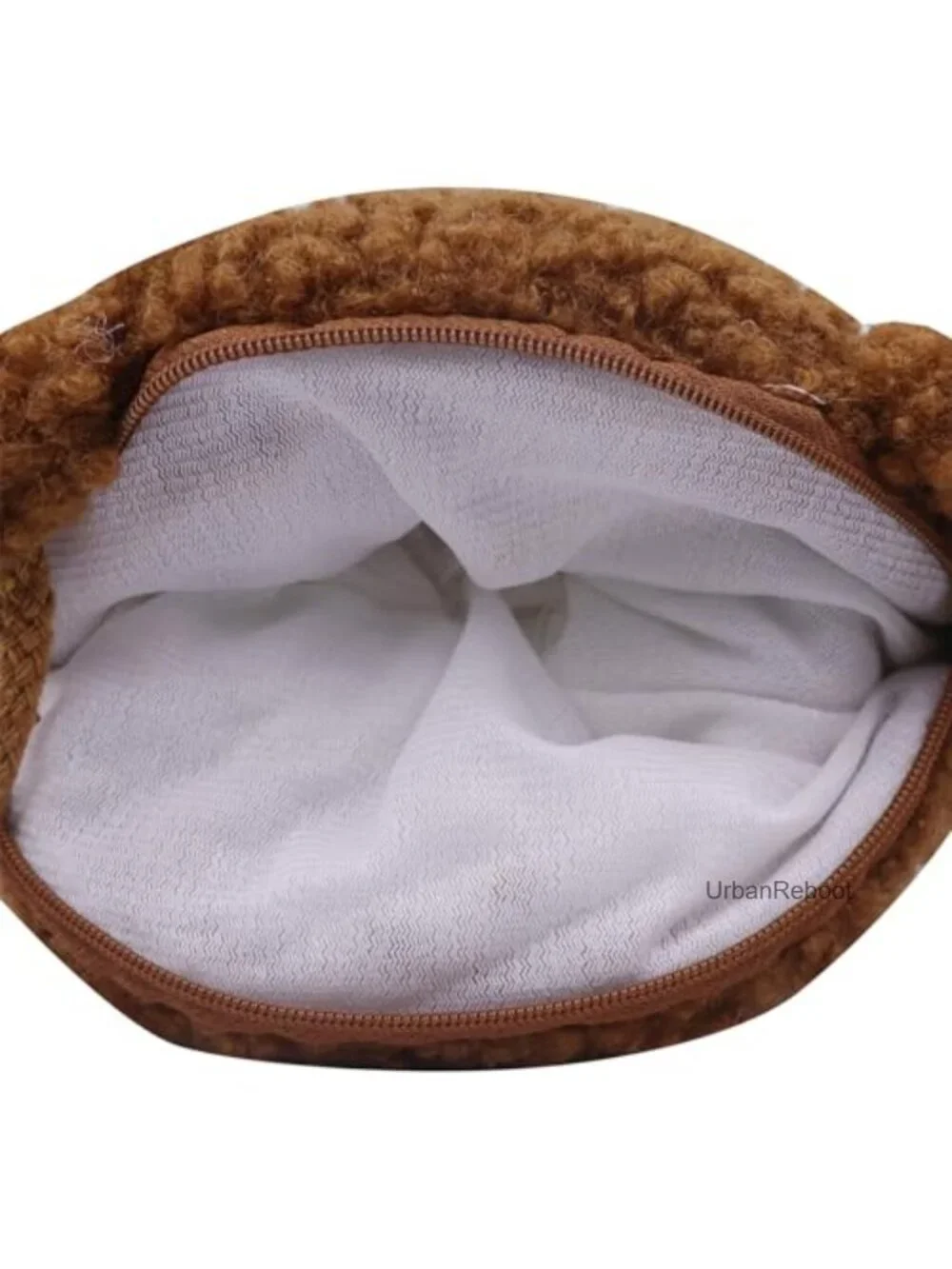 Plush Bear Coin Purse Crossbody Bag Mini Stuffed Animal for Kids Girls